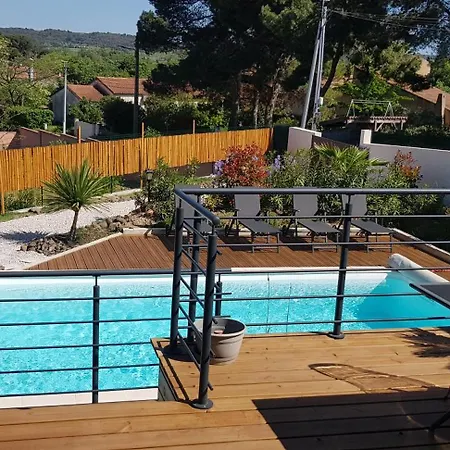 Villa Palmera - Classée 3 étoiles - Grand Confort, Calme, Et Magnifique Vue Dégagée Canet (Herault)